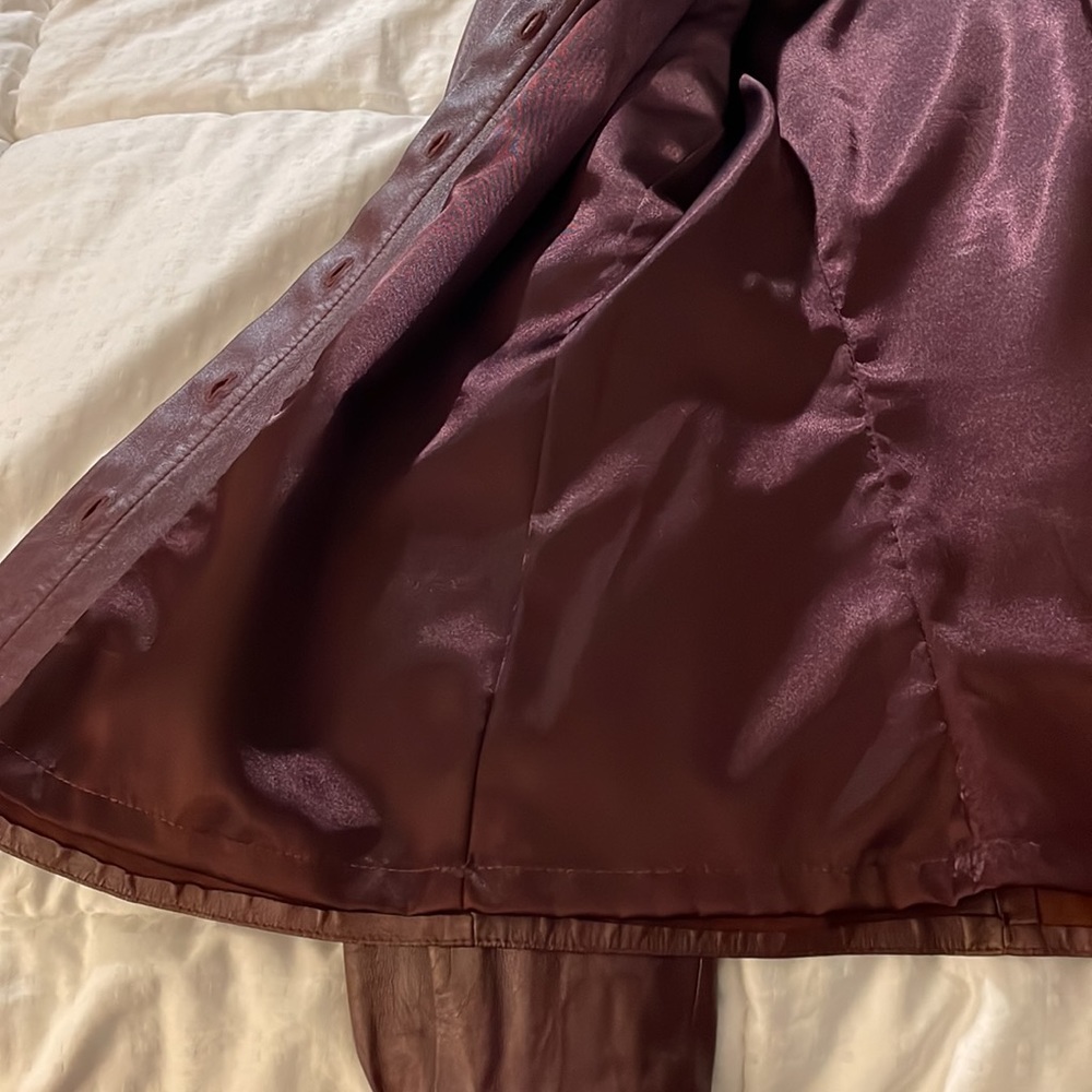 - Worn once stunning soft leather blouse / jacket I paid $395 at Bloomingdales - Picture 7 of 12